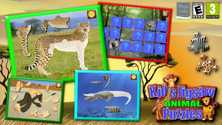 Animal Puzzles android App screenshot 4